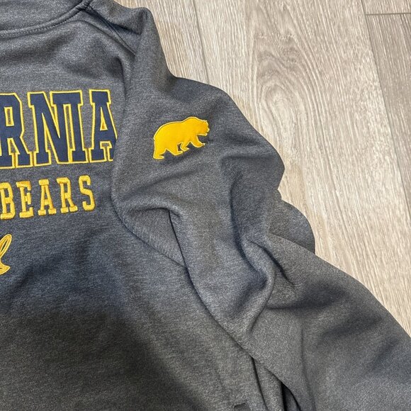 California Golden Bears Hoodie Men 3X Gray Hoodie Sweatshirt Pullover NCAA - Picture 6 of 15
